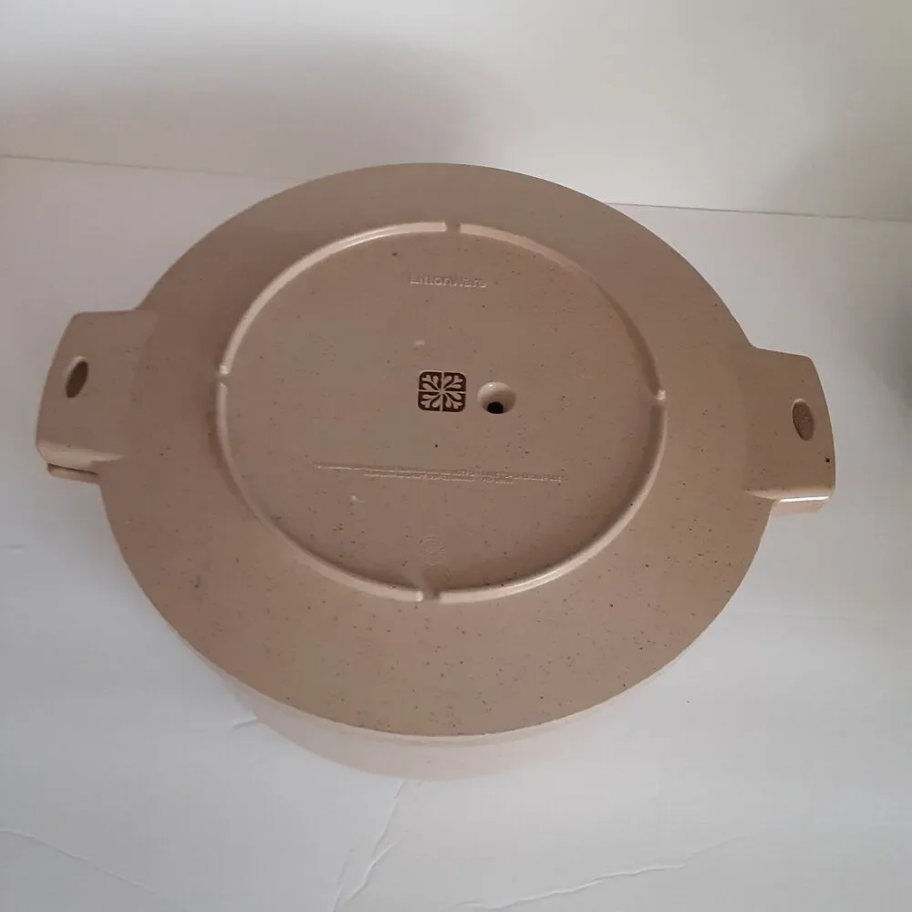 Littonware Crock w/Lid Micro,Conventional, Convection One Pot Meals
